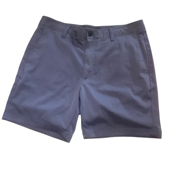 PGA Tour Men's Golf Shorts Classic Gray Flat Front Sz 34 - Picture 1 of 12